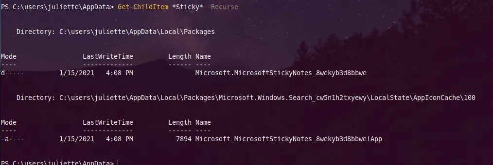 sticky