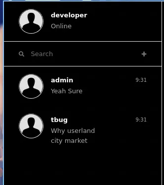 A screenshot of the Electron App GUI