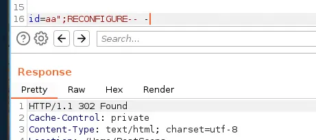A screenshot of xp_cmdshell configuration